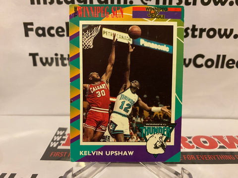 Kelvin Upshaw 1991 Winnipeg Thunder Card
