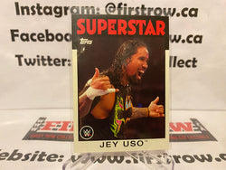 Jey Uso #17 WWE Heritage 2016 Topps Trading Card