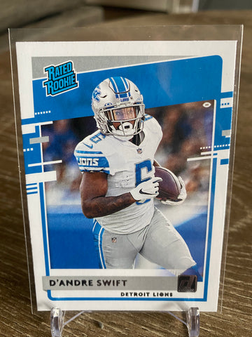 D'Andre Swift Panini Donruss Rated Rookie #309
