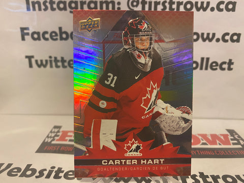 Carter Hart 2021-22 Upper Deck Tim Hortons Team Canada #26