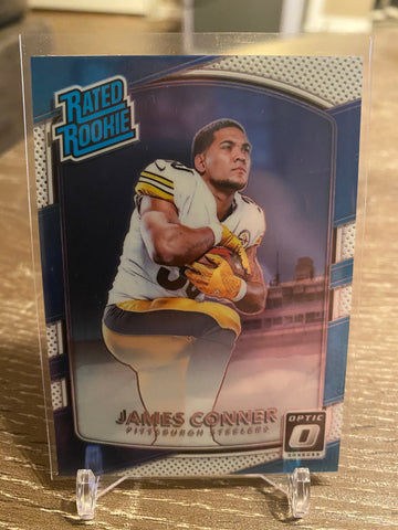 James Conner 2017 Donruss Optic #172 Rated Rookie STEELERS