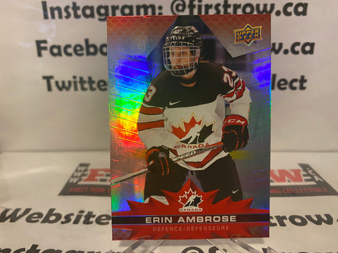 Erin Ambrose 2021-22 Upper Deck Tim Hortons Team Canada #78