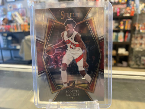2021-22 Select Scottie Barnes Premier Level Silver Prizm Rookie RC #111 Raptors