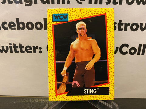 Sting 1991 WCW Impel Card #2