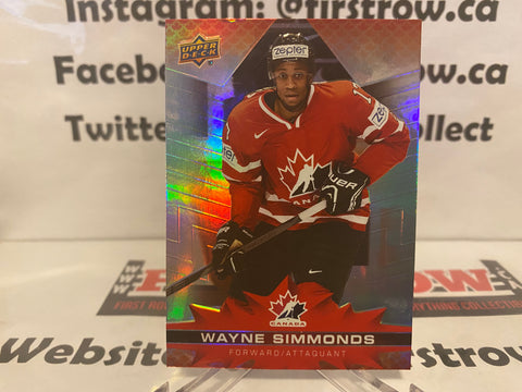 Wayne Simmonds 2021-22 Upper Deck Tim Hortons Team Canada #22