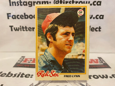 1978 O-Pee-Chee MLB #62 Fred Lynn  Boston Red Sox