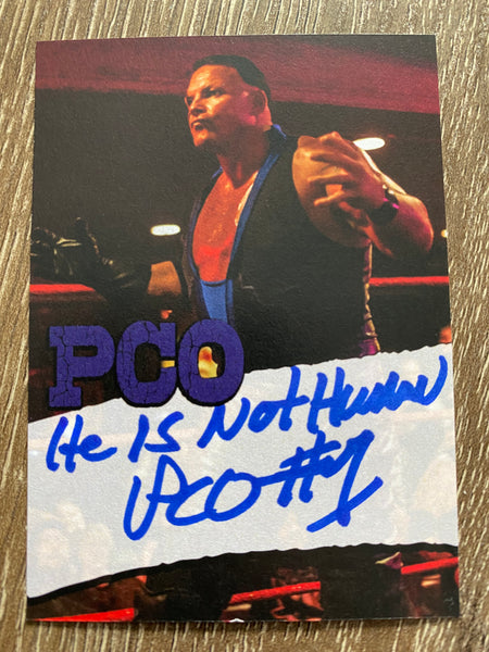 PCO Autographed Limited Edition Trading Card