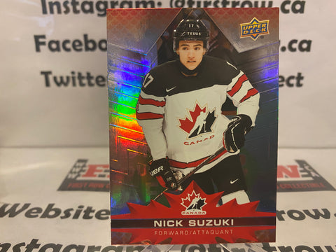 Nick Suzuki 2021-22 Upper Deck Tim Hortons Team Canada #14