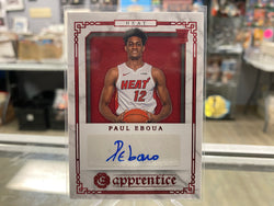 2020-21 Panini Chronicles Apprentice Signatures Red Paul Eboua #APR-PEB Auto