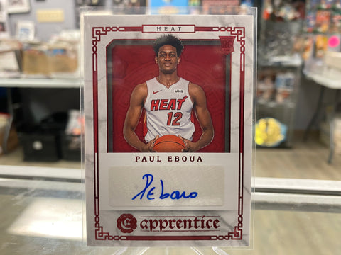 2020-21 Panini Chronicles Apprentice Signatures Red Paul Eboua #APR-PEB Auto