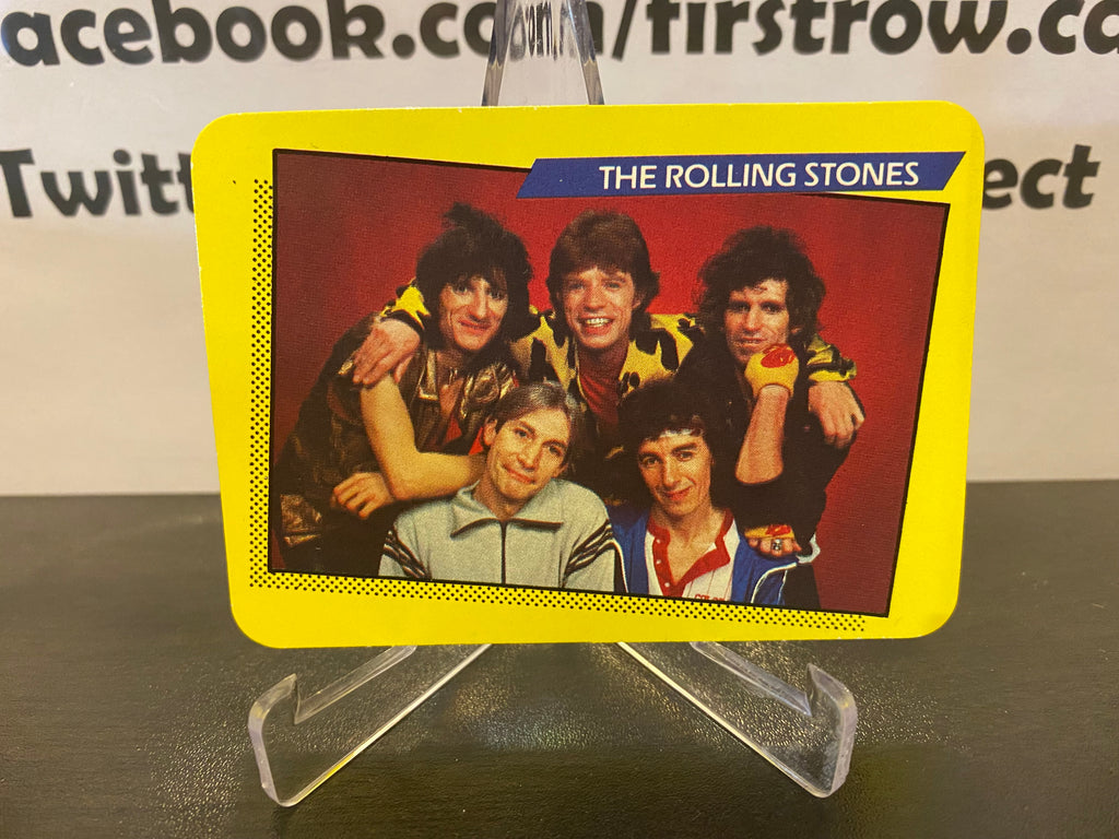 The Rolling Stones 1985 AGI Rock Star Concert Cards #1 – First Row ...