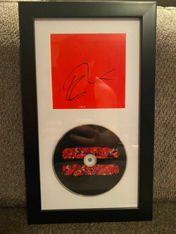 Ed Sheeran Signed Autographed = Album Framed Display Matted CD