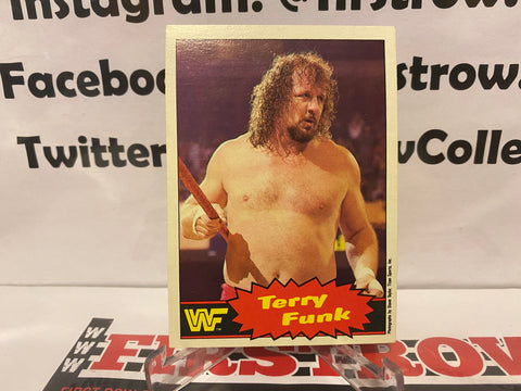 1985 TERRY FUNK #15 WWF O-PEE-CHEE