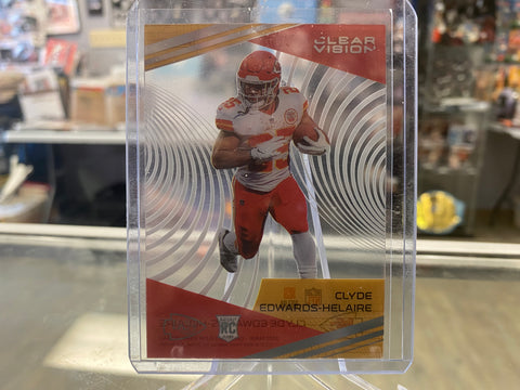2020 Chronicles Clyde Edwards-Helaire Clear Vision RC Acetate #CV-5 KC Chiefs
