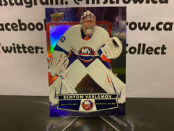 Semyon Varlamov 2021-22 Upper Deck Tim Hortons Hockey Card #40