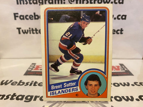 1984-85 O-Pee-Chee Brent Sutter New York Islanders #136