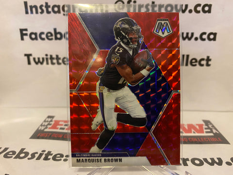 2020 Panini Mosaic Mosaic Red Prizm Marquise Brown #23