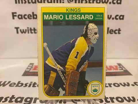 1982-83 O-Pee-Chee Mario Lessard Los Angeles Kings #156