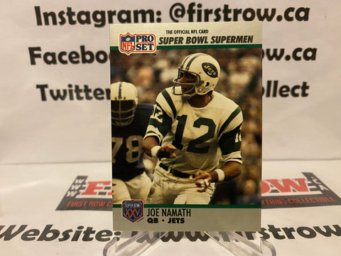 1990-91 Pro Set Super Bowl 160 Football #34 Joe Namath New York Jets