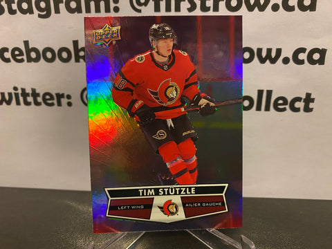 Tim Stutzle 2021-22 Upper Deck Tim Hortons Hockey Card #18