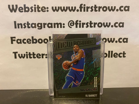 RJ BARRETT 2019-20 Status New Beginnings #15 RC New York Knicks NBA ROOKIE CARD