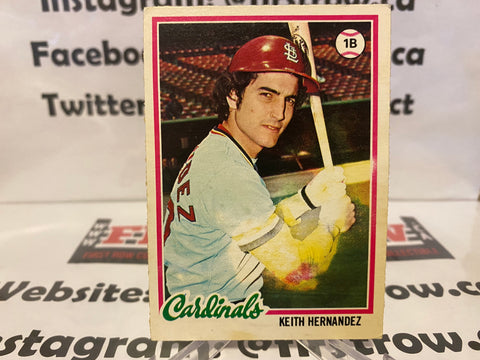 1978 OPC O-Pee-Chee #109 Keith Hernandez St. Louis Cardinals