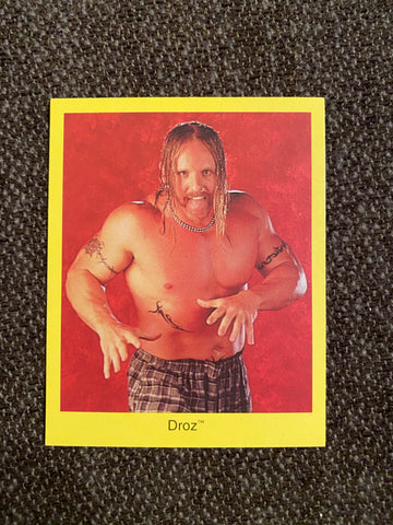 Droz WWF WWE 1998 Cardinal Wrestling Card