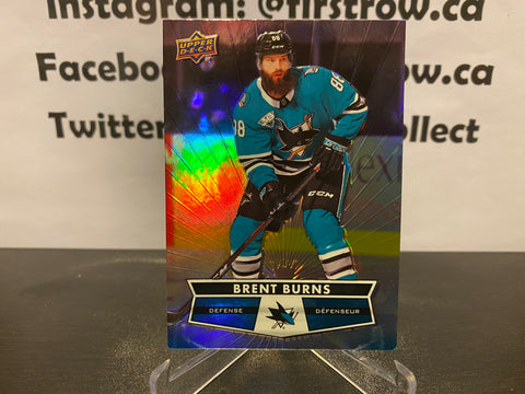 Brent Burns 2021-22 Upper Deck Tim Hortons Hockey Card #80