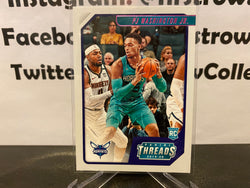 PJ WASHINGTON JR. RC 2019-20 Panini Chronicles Threads Pink #85 Hornets