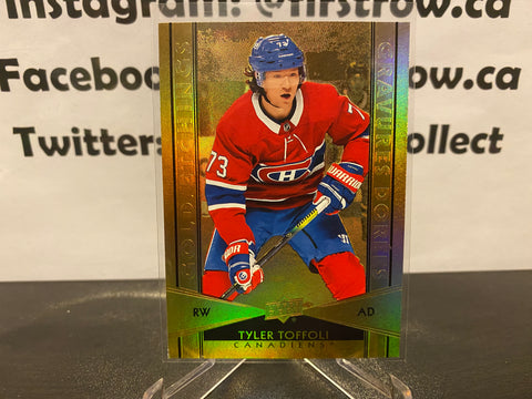 Tyler Toffoli 2021-22 Upper Deck Tim Hortons Gold Etchings G-7