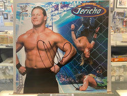 Chris Jericho signed 2002-03 WWE Calendar Page