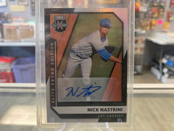 2021 Panini Elite Extra Edition Signatures Nick Nastrini #131 Auto