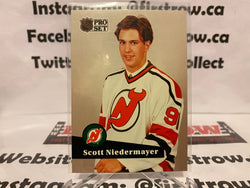 1991-92 Pro Set Collectible Card Inserts - SP RARE - #CC4 Scott Niedermayer RC