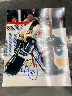 Blaine Lacher signed Boston Bruins 8x10 Photo