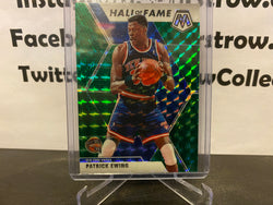 Patrick Ewing 2019-20 Panini Mosaic Green Prizm #289 York Knicks Hall of Fame
