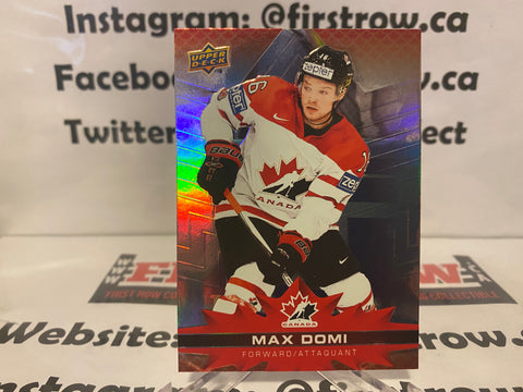 Max Domi 2021-22 Upper Deck Tim Hortons Team Canada #67