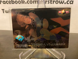 Yoshida vs. Hamada 1998 BBM Sparkling Fighters Wrestling Card