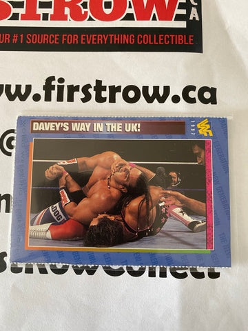Davey Boy Smith 1997 WWF Magazine Card RARE #95