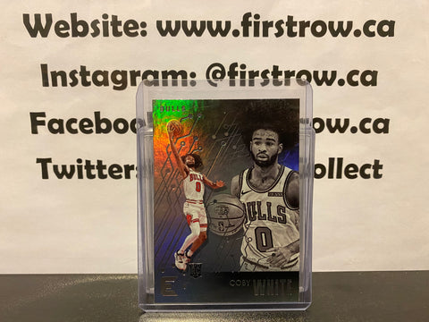 Coby White 2019-20 Panini Chronicles Essentials Chicago Bulls Rookie Card #216