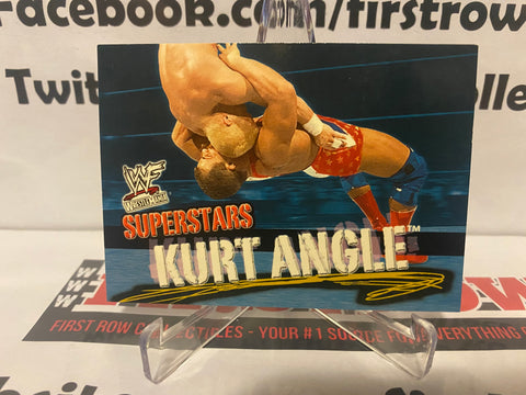 Kurt Angle 2001 Fleer WWF Wrestlemania Card #51