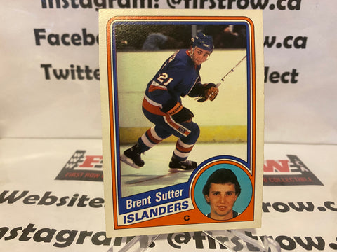 1984-85 O-Pee-Chee Brent Sutter New York Islanders #136