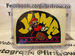 Super Mario Donkey Kong Sticker Card Mint Topps Nintendo 1982