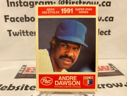 1991 Post Cereal Super Star Series #7 of 30 ANDRE DAWSON Chicago Cubs