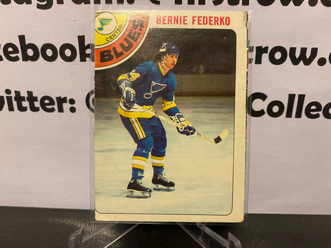 Bernie Federko 1978-79 O-Pee-Chee Rookie Hockey card #143 RC