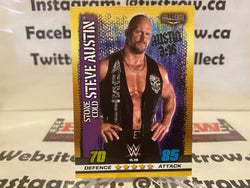 WWE SLAM ATTAX 10th Edition -Topps 2017- Card Basic n. 286 - STEVE AUSTIN