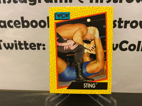 Sting 1991 WCW Impel Card #6