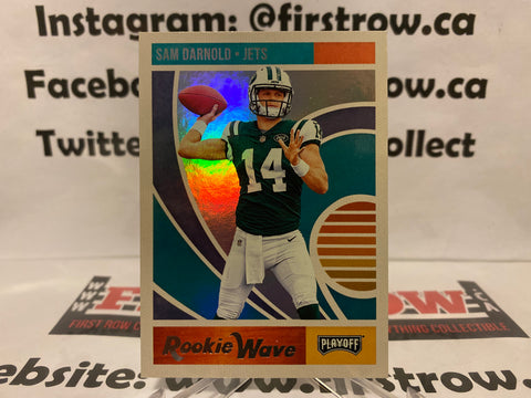 2018 Panini Playoff Rookie Wave #11 Sam Darnold New York Jets RC Rookie