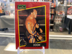Ron Simmons signed 1991 WCW Impel Wrestling Card