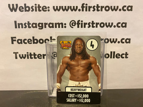 Booker T 2007 Specialty Board Games WWE 3rd Edition Board Game Card