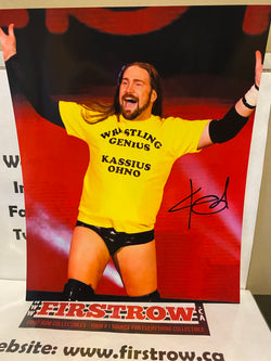 Kassius Ohno signed 8x10 Wrestling Photo